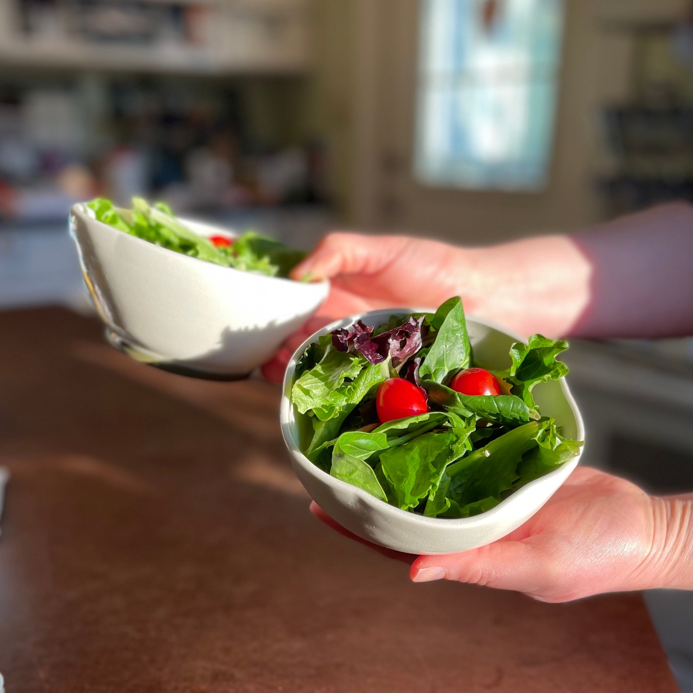SIDE SALAD BOWL Garden Party Collection | Stray Cat Studio